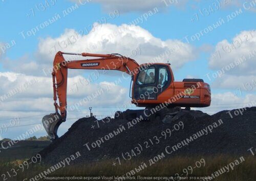 Запчасти для колесных экскаваторов Doosan DX160W