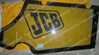 Стекло двери правое (новая модель) для JCB 3CX 827/80144