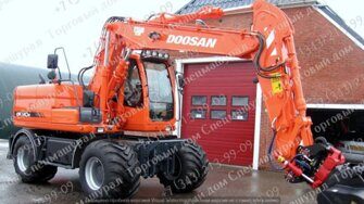 Запчасти для колесных экскаваторов Doosan DX140W