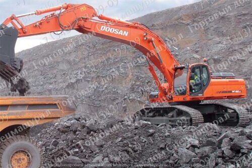 Запчасти для гусеничных экскаватор Doosan DX480LC